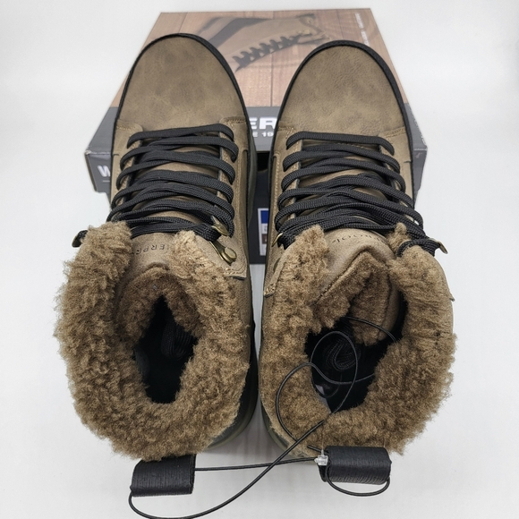 New Weatherproof Men's Log Jam Snow Boots Size 10 - Picture 6 of 8